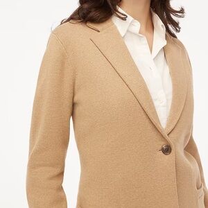 J. Crew Schoolboy Sweater Blazer in Heather Acorn